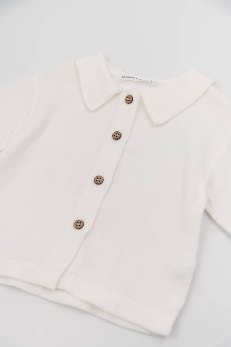 bamboom-camicia-maniche-corte-offwhite-111-in-bamb-e-cotone image 3