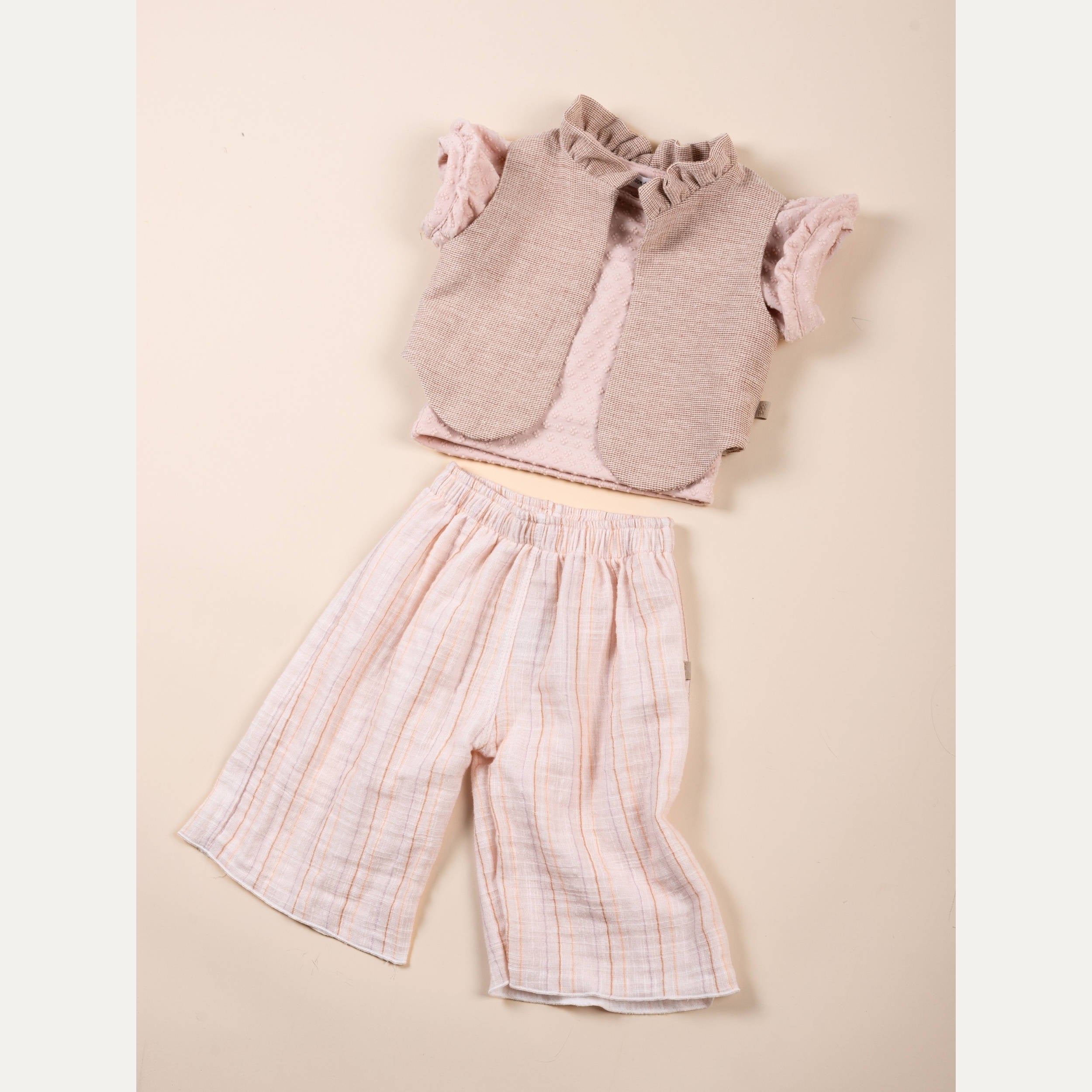 bamboom-pants-bimba-lino-look-stripe-pink-277 image 2