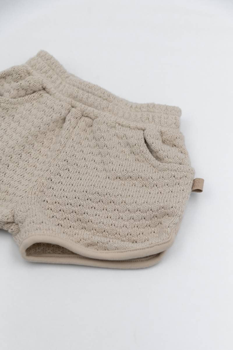 bamboom-pantaloncino-a-maglia-neonato-sand-10 image 3