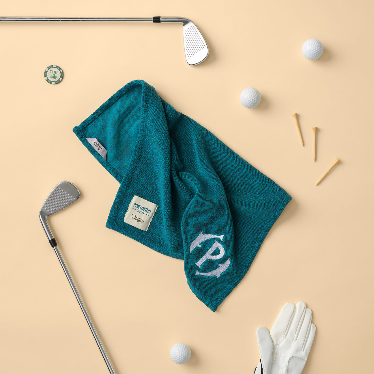 dalfilo-portofino-dry-gin-asciugamano-golf-40x50-cm-in-cotone image 1