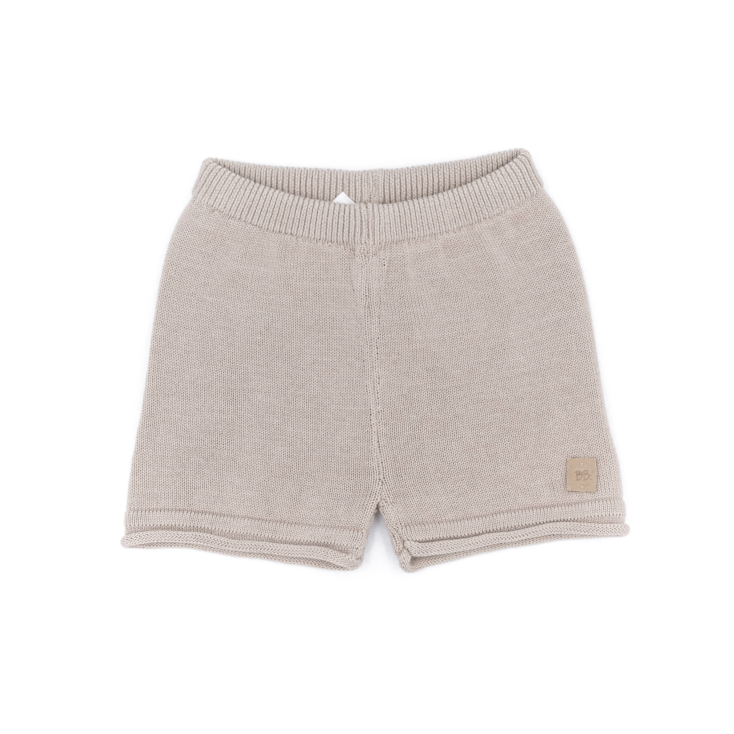 bamboom-pantalone-corto-knitted-cammello-33-3m-6m image 1