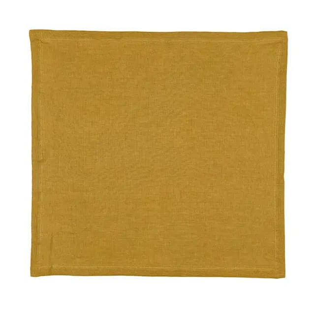 fazzini-brera-set-4-tovaglioli-da-th-30x30-cm-ocra image 1