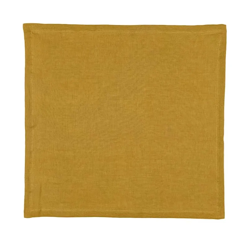 fazzini-brera-set-4-tovaglioli-da-th-30x30-cm-ocra image 1