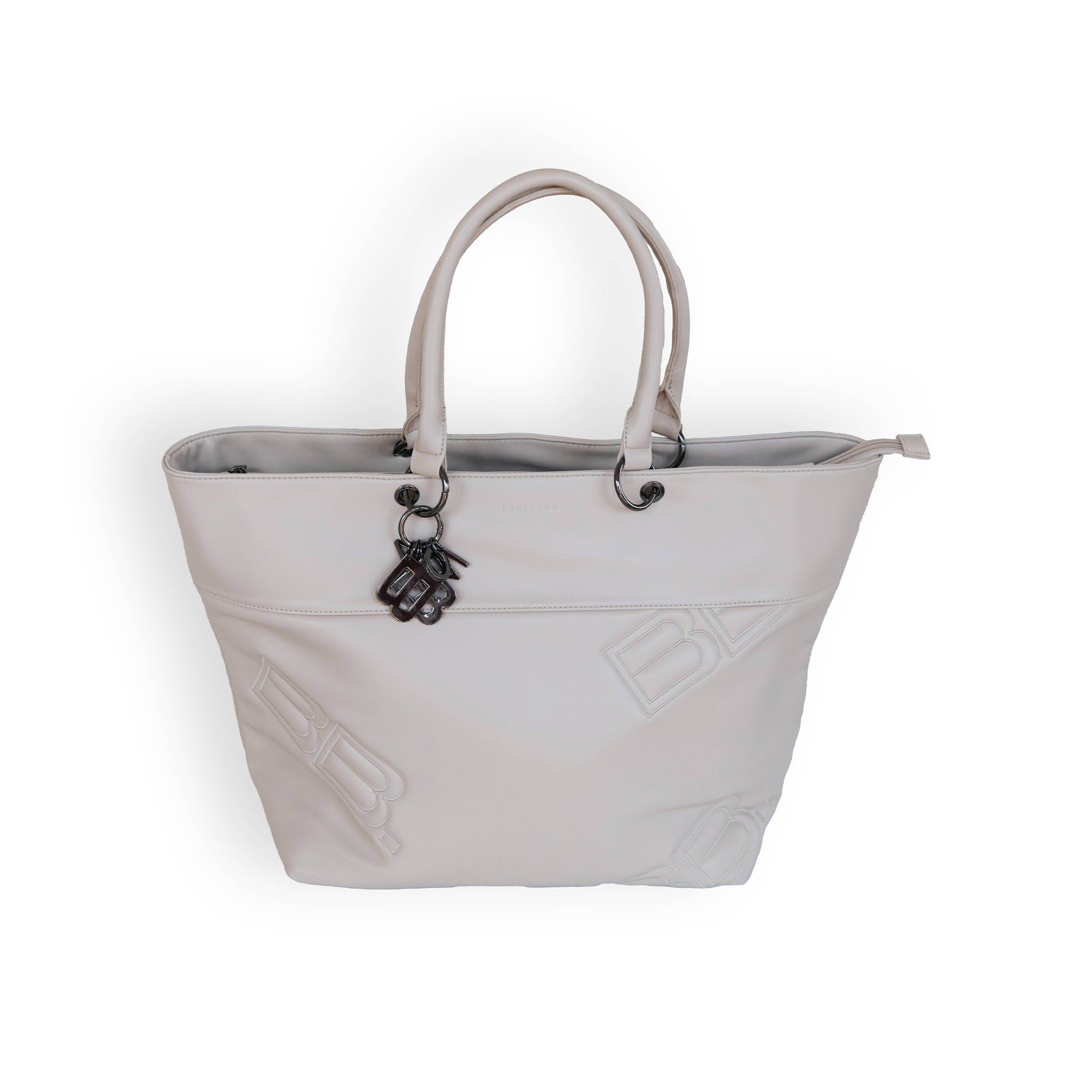 bamboom-borsa-mamma-tracolla-ecopelle-sand-10-35x53-con-materassino image 1