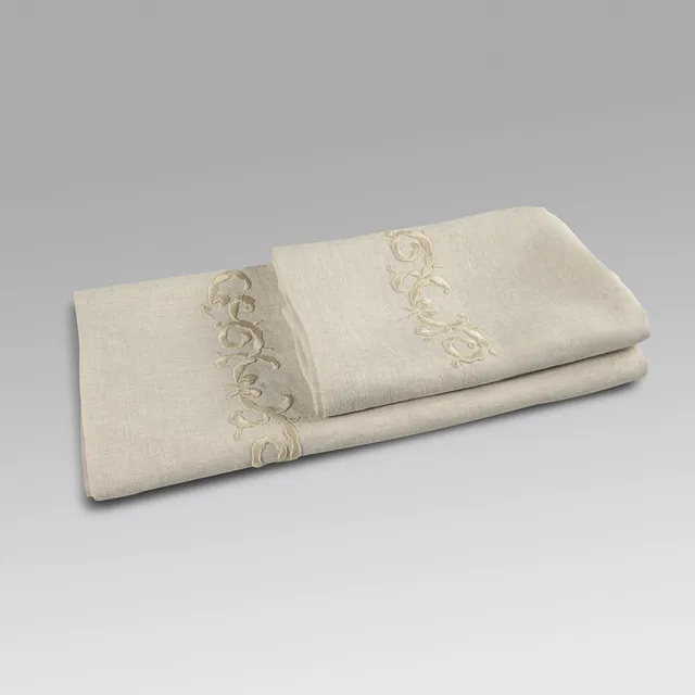 rivolta-carmignani-decoro-set-asciugamani-in-lino-40x60-60x100-cm image 1