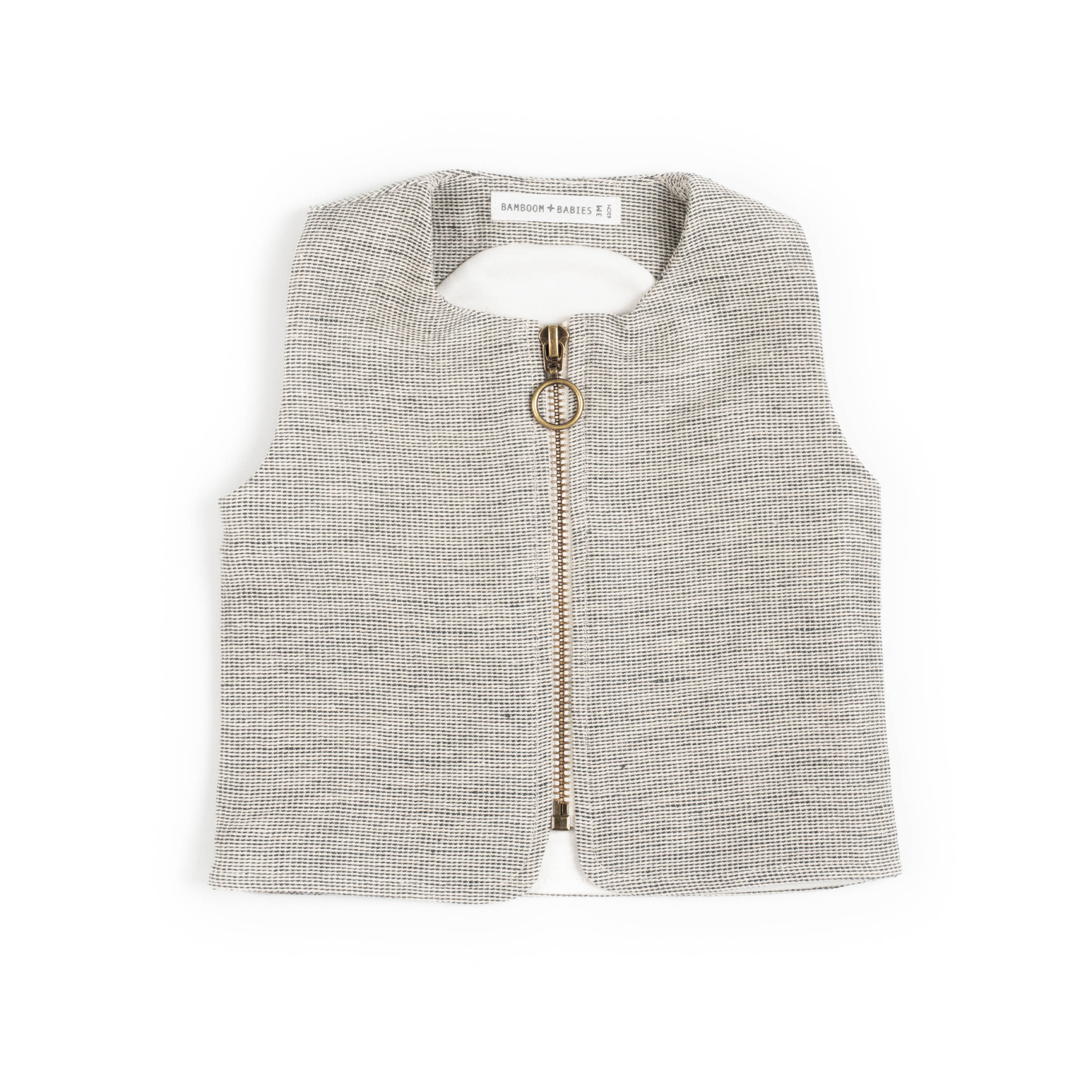 bamboom-gilet-orso-con-zip-blu-07-bimbo image 1