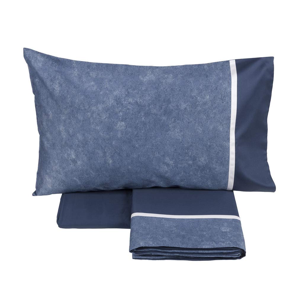 fazzini-galuchat-completo-lenzuola-2-piazze-blu image 1