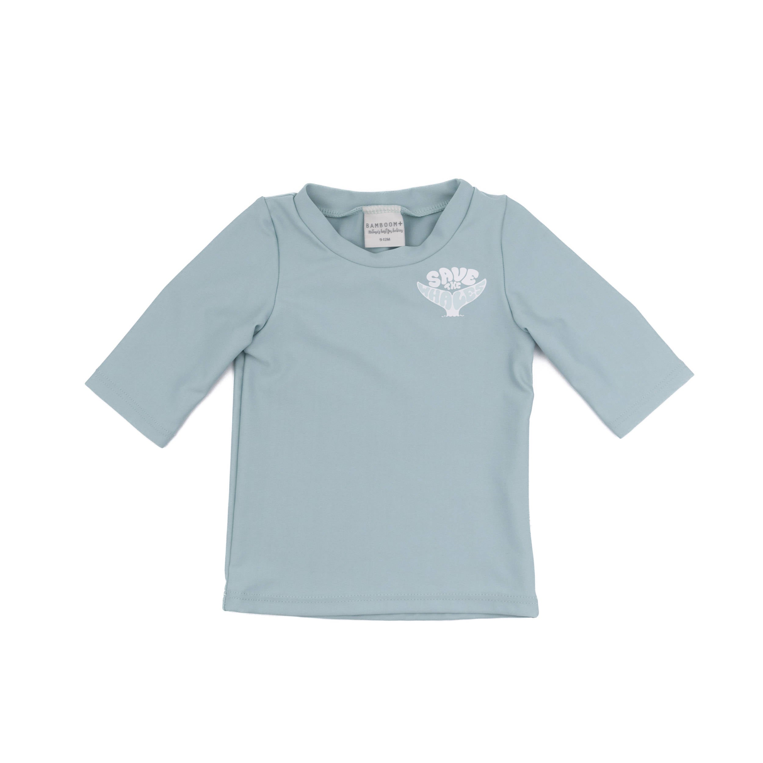bamboom-t-shirt-mare-maniche-3-4-uv50-bimbo-logo-safe-the-whale-239 image 1