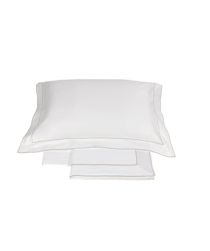 fazzini-atelier-isola-completo-lenzuola-2-piazze-bianco-torrone image 1