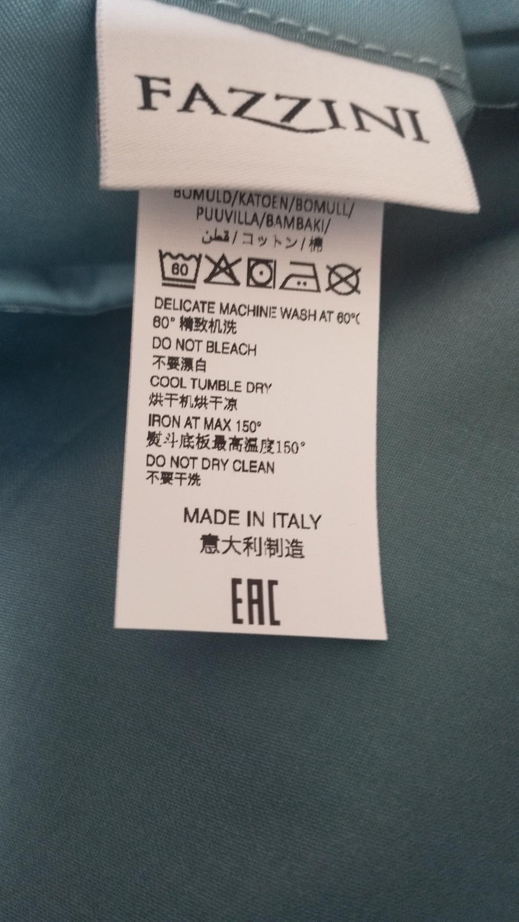 Raso di altissima qualità