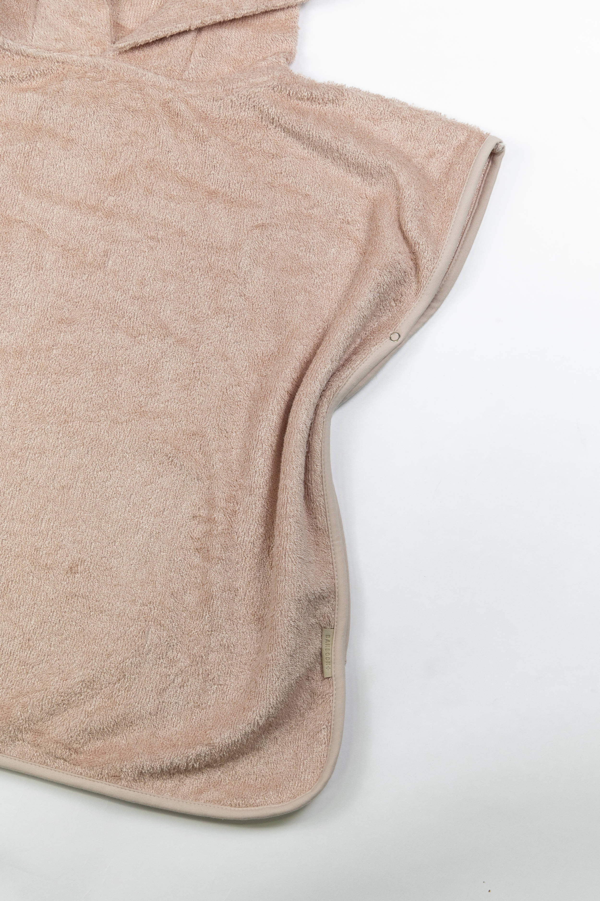 bamboom-poncho-spugna-warm-pink-426-accappatoio-bimba-orsetto image 3