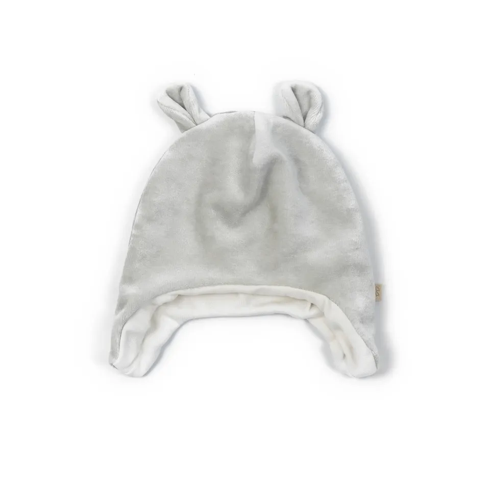 bamboom-cappellino-bambino-in-velluto-grigio-ghiaccio-27 image 1