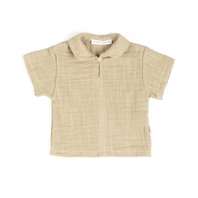 bamboom-shirt-con-colletto-mustard-270-bimbo-lino-look image 1
