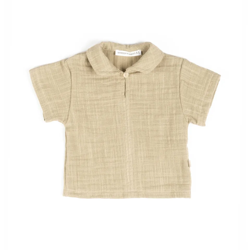 bamboom-shirt-con-colletto-mustard-270-bimbo-lino-look image 1