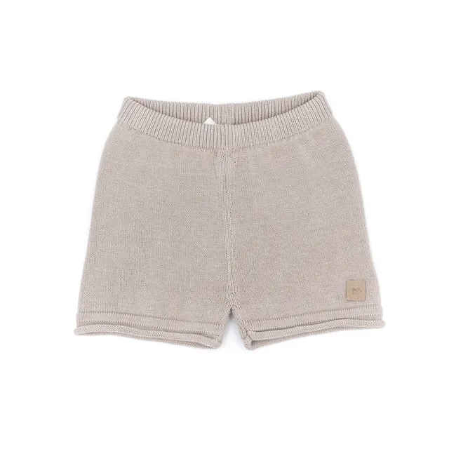 bamboom-pantalone-corto-knitted-cammello-33-3m-6m image 1