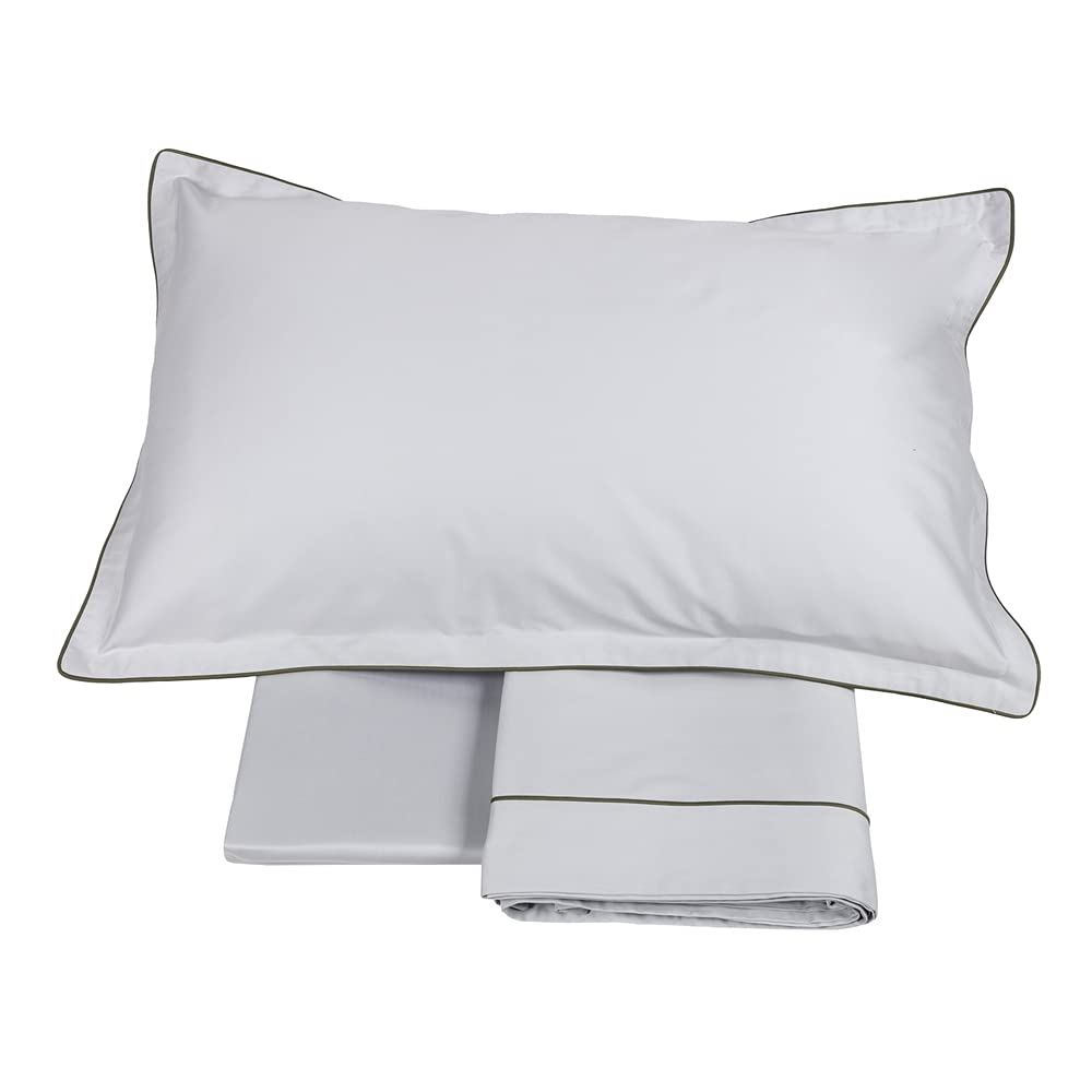 fazzini-deal-completo-lenzuola-2-piazze-grigio-perla-cactus image 1