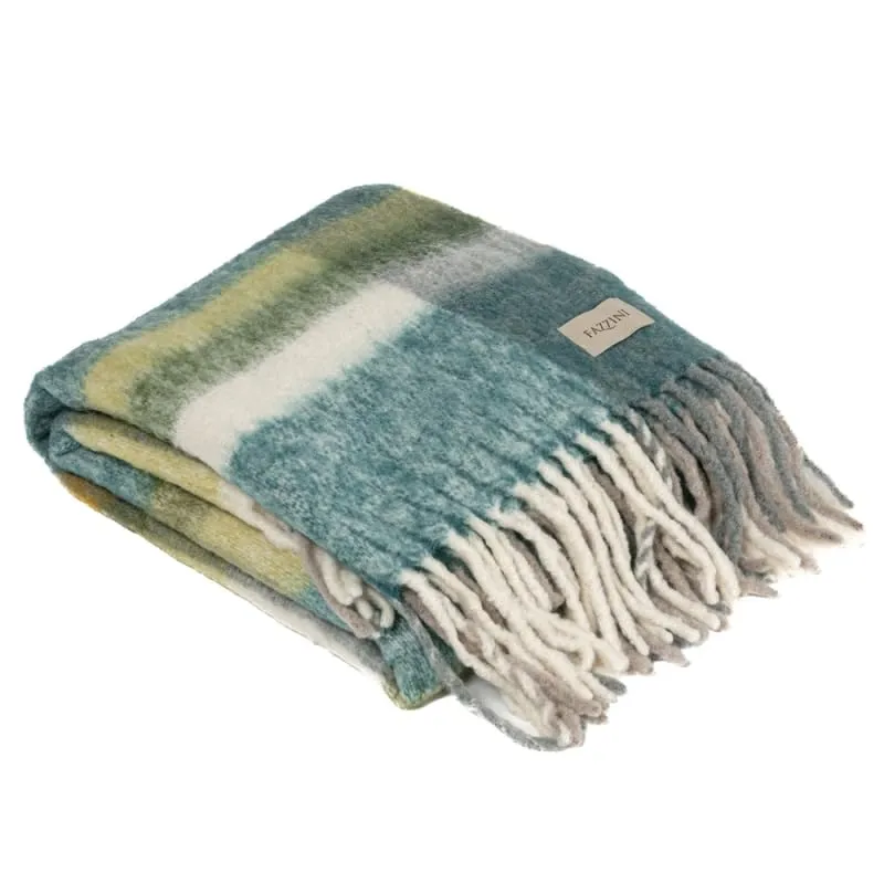 fazzini-cuzco-plaid-130x170-verde-petrolio image 1