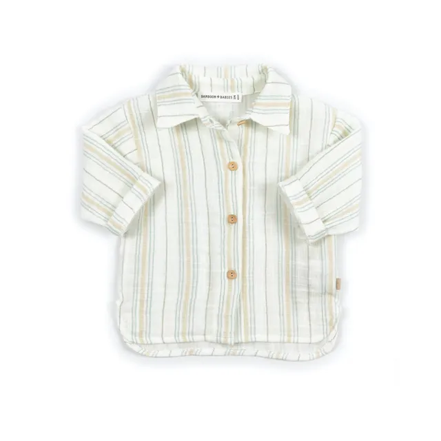 bamboom-camicia-bimbo-stripe-white-blu-272 image 1