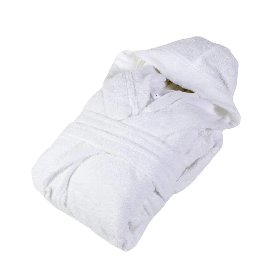 fazzini-travel-accappatoio-da-viaggio-con-cappuccio-in-microcotone-bianco-taglia image 1