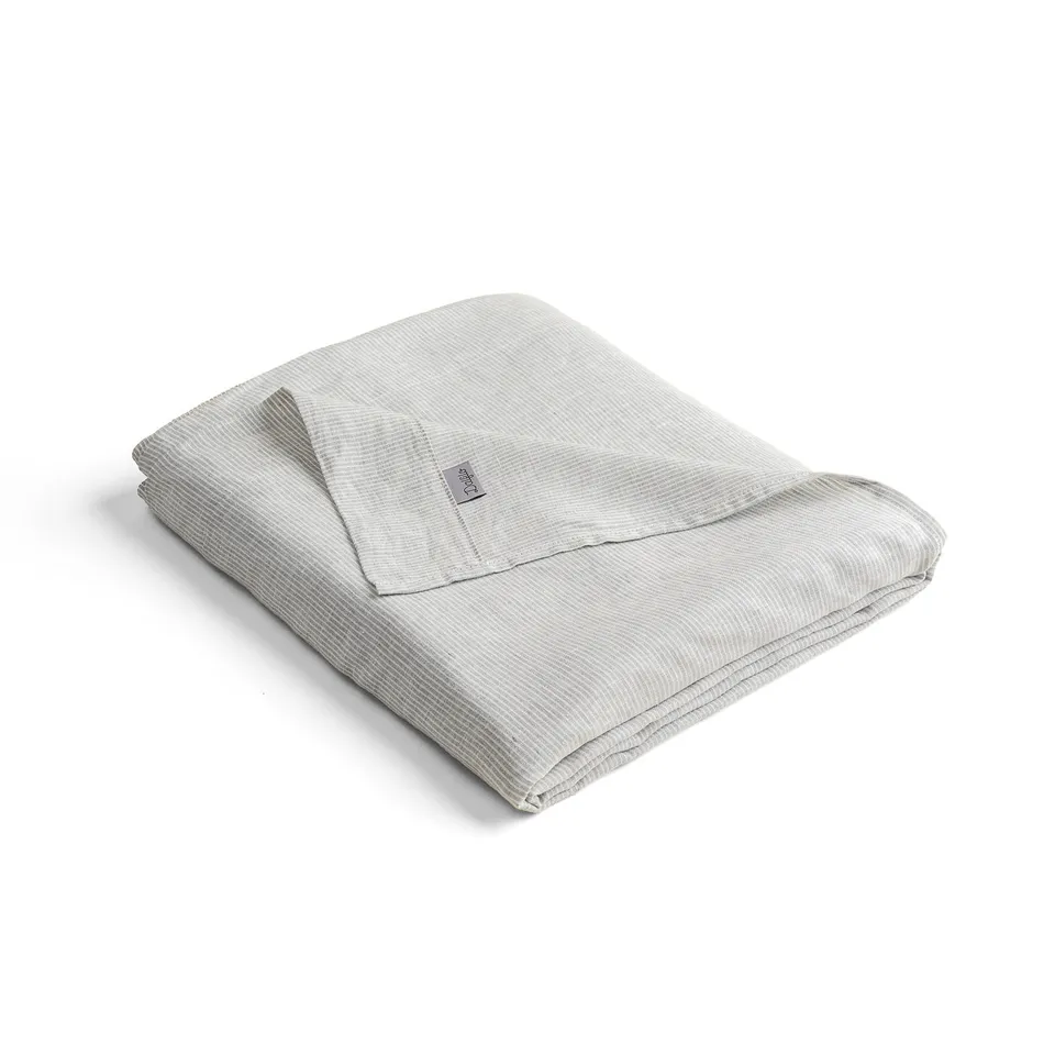 dalfilo-lenzuolo-sopra-260x300-in-puro-lino-righe-grigio-bianco image 1