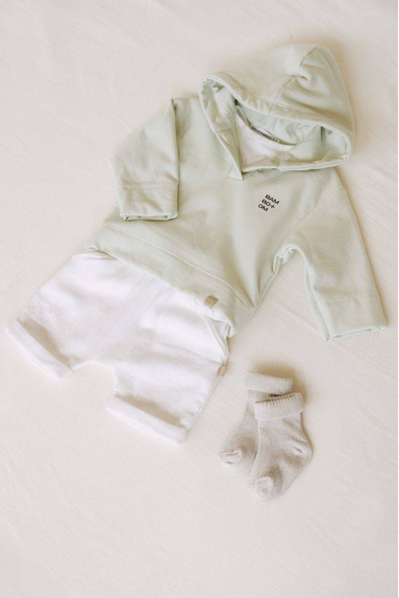 bamboom-lime-120-hoodie-con-stampa-logo-cod-853 image 2
