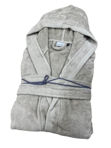 fazzini-fitness-accappatoio-unisex-in-spugna-di-cotone-con-cappuccio image 8