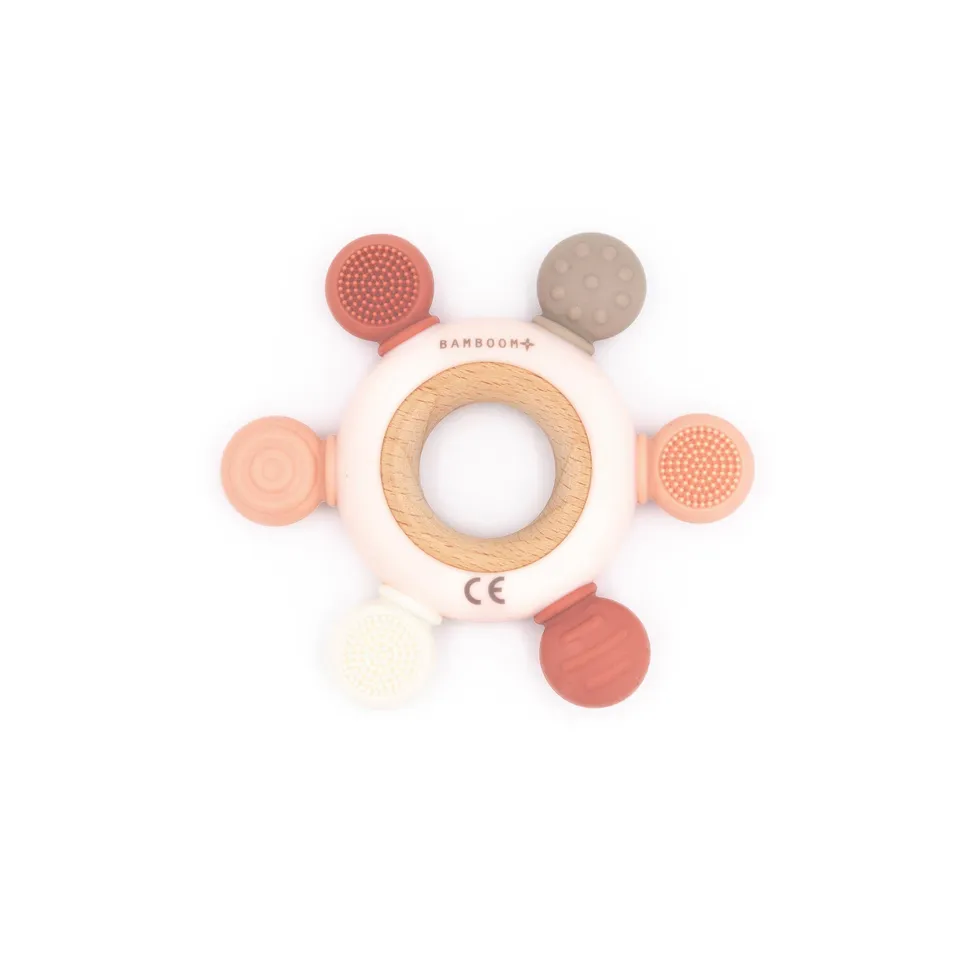 bamboom-massaggiagengive-legno-e-silicone-timone-rosa-04 image 1