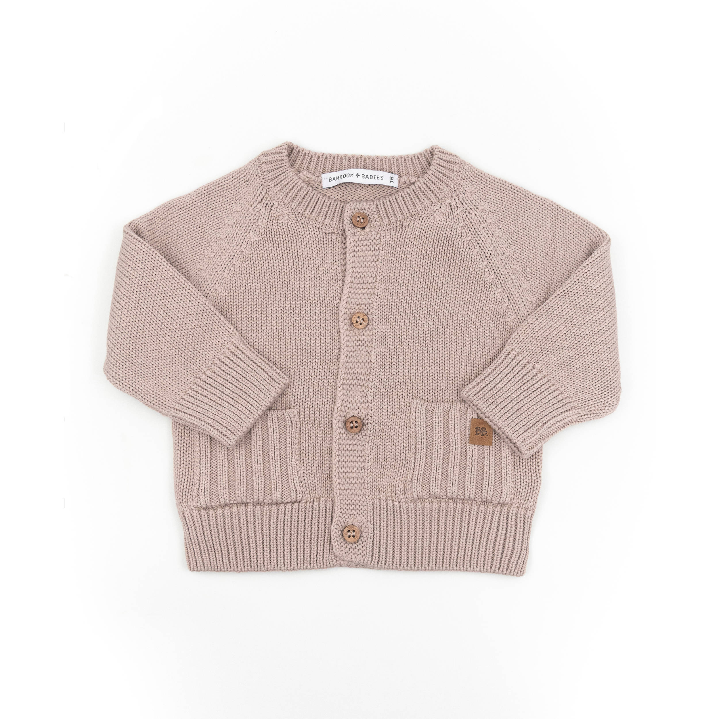 bamboom-cardigan-bimbo-traforato-cammello-33-made-in-italy image 1