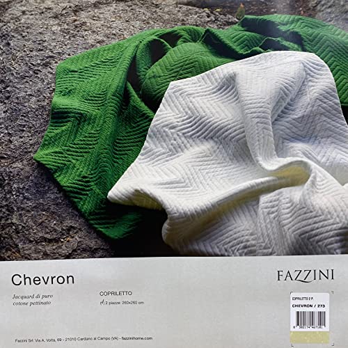 fazzini-chevron-copriletto-matrimoniale-260x260-cm-rosa-puro-cotone image 6