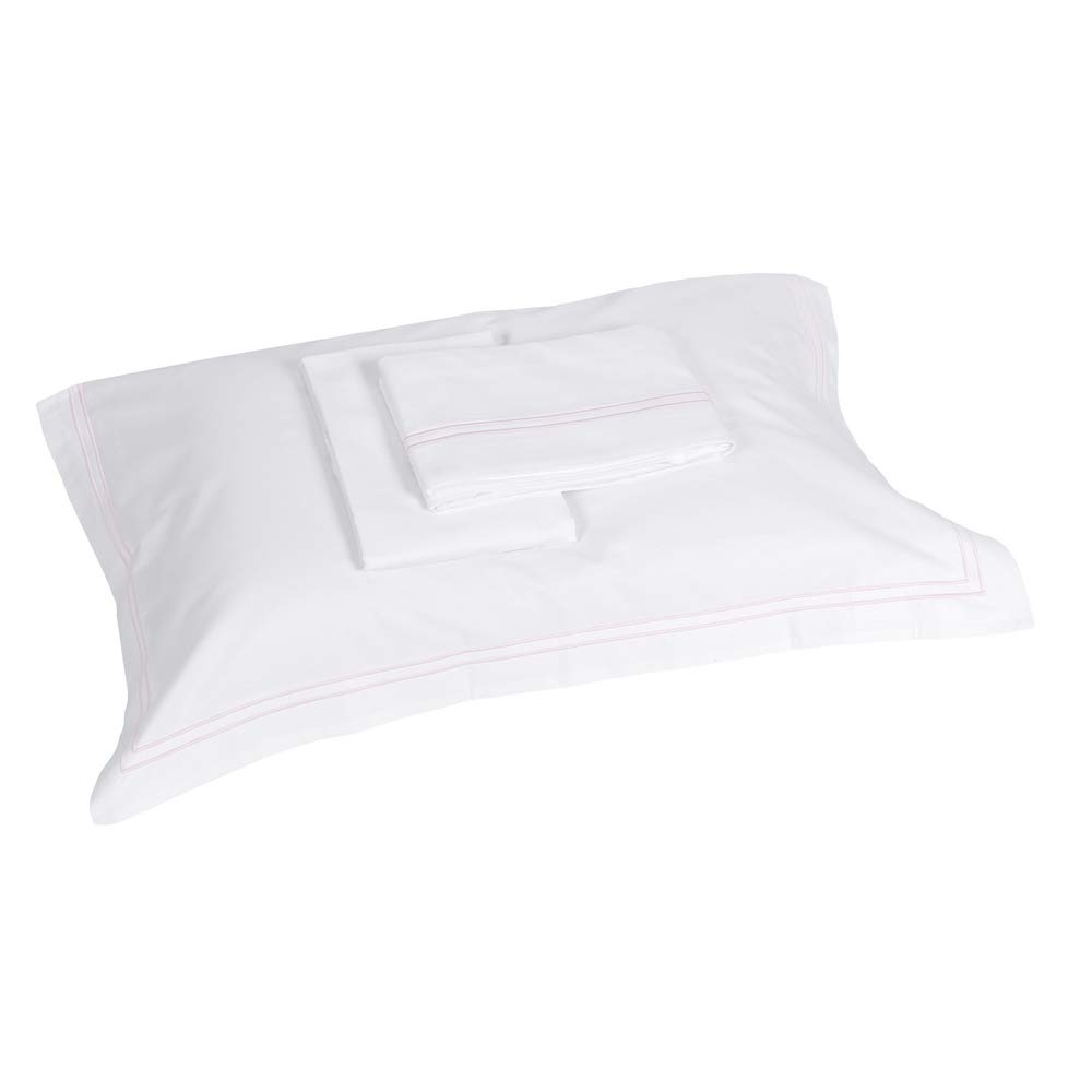 fazzini-pio-pio-completo-lenzuola-lettino-120x180-bianco-rosa image 1