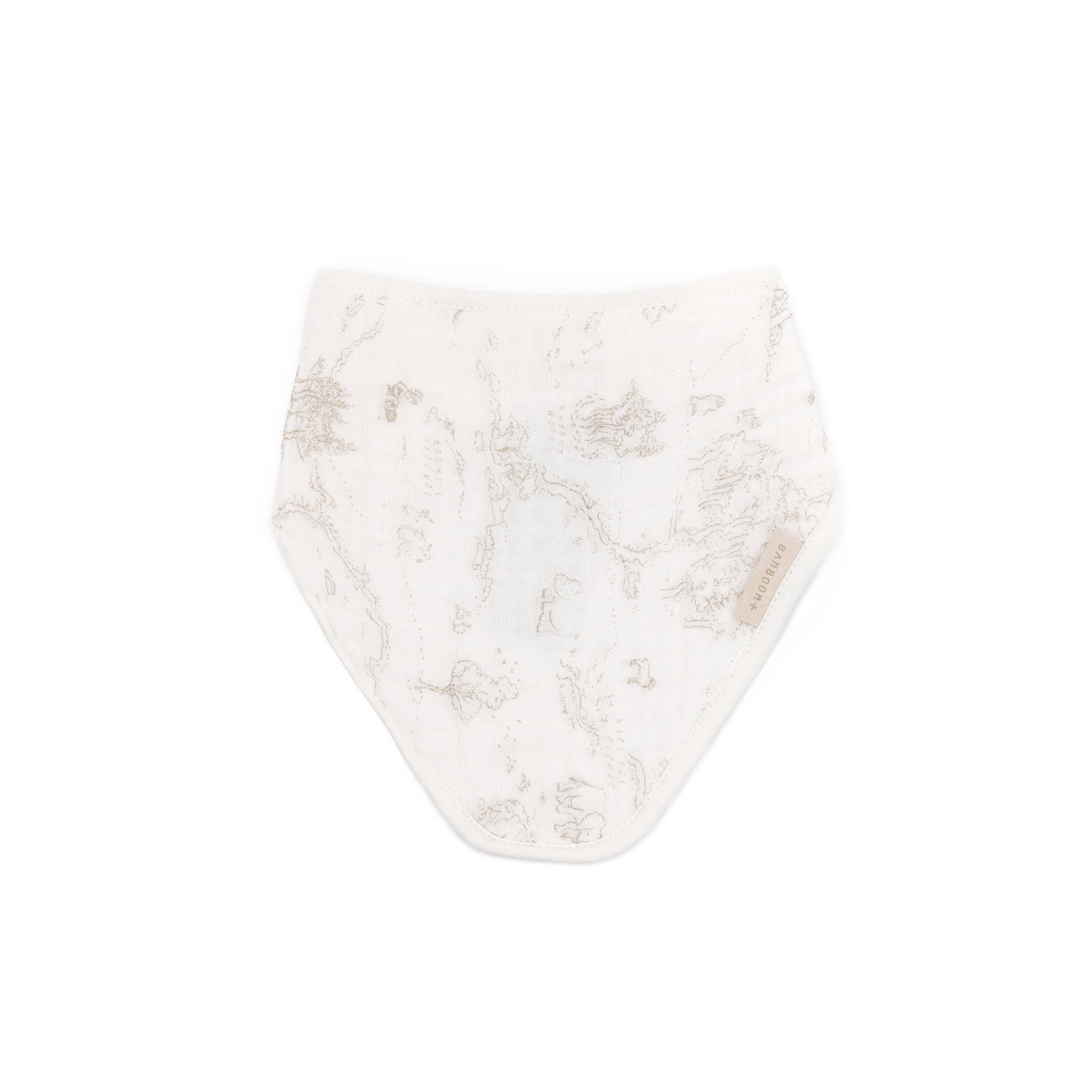 bamboom-bib-triangle-nuvola-boomy-s-world-oyster-grey-119 image 1