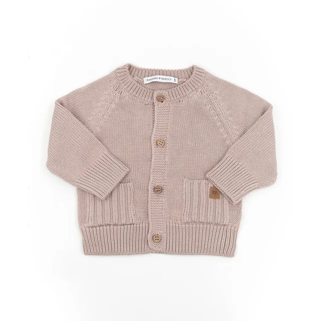 bamboom-cardigan-bimbo-traforato-cammello-33-made-in-italy image 1