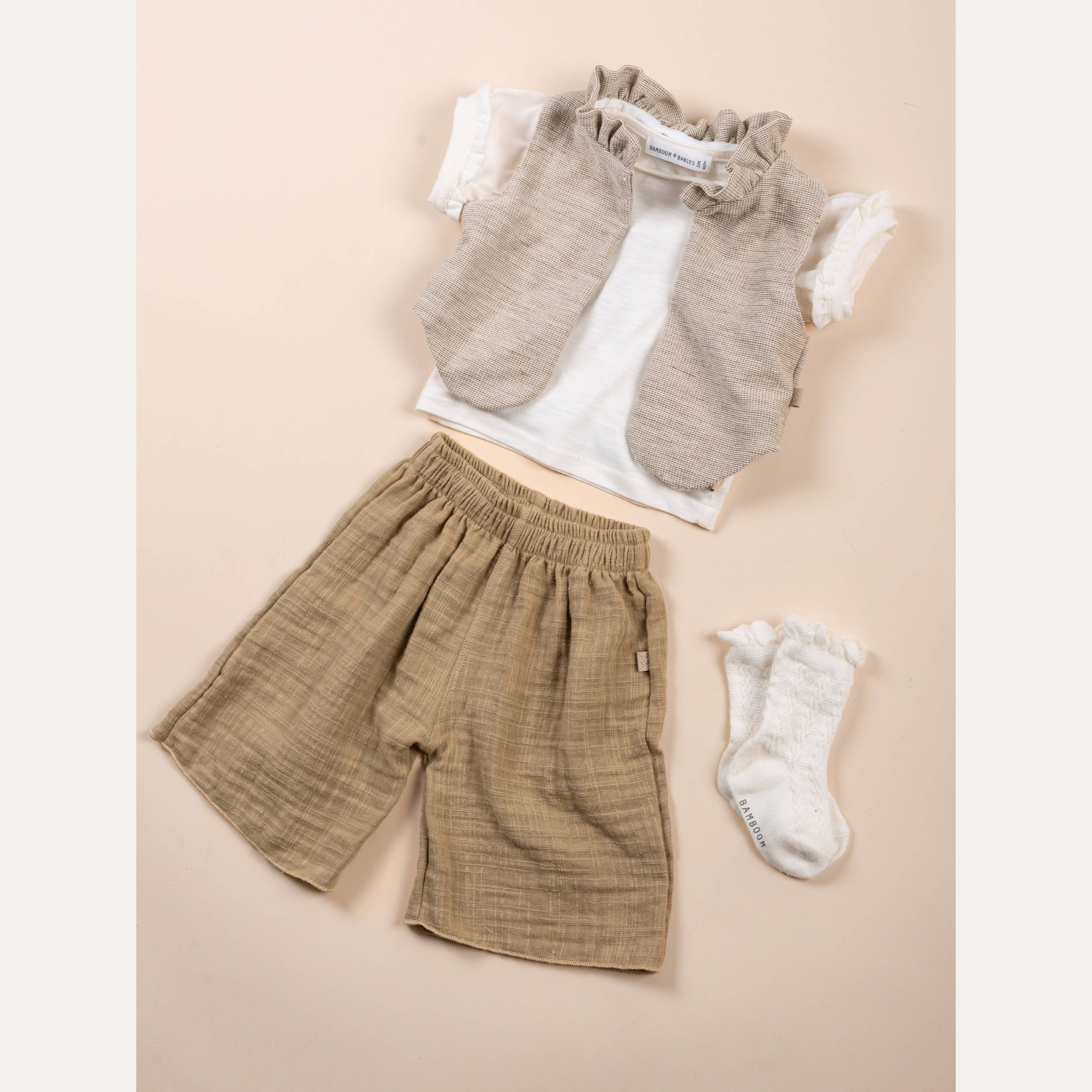 bamboom-pants-bimba-lino-look-mustard-270 image 3