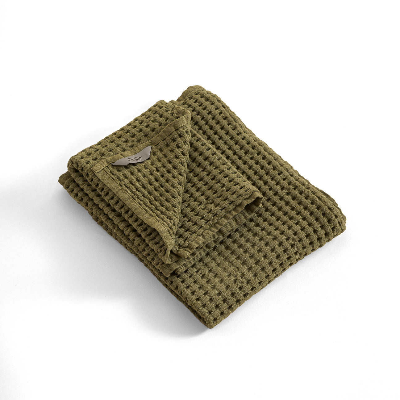 dalfilo-set-asciugamani-viso-mani-nido-d-ape-stonewashed-350-g-m2 image 1