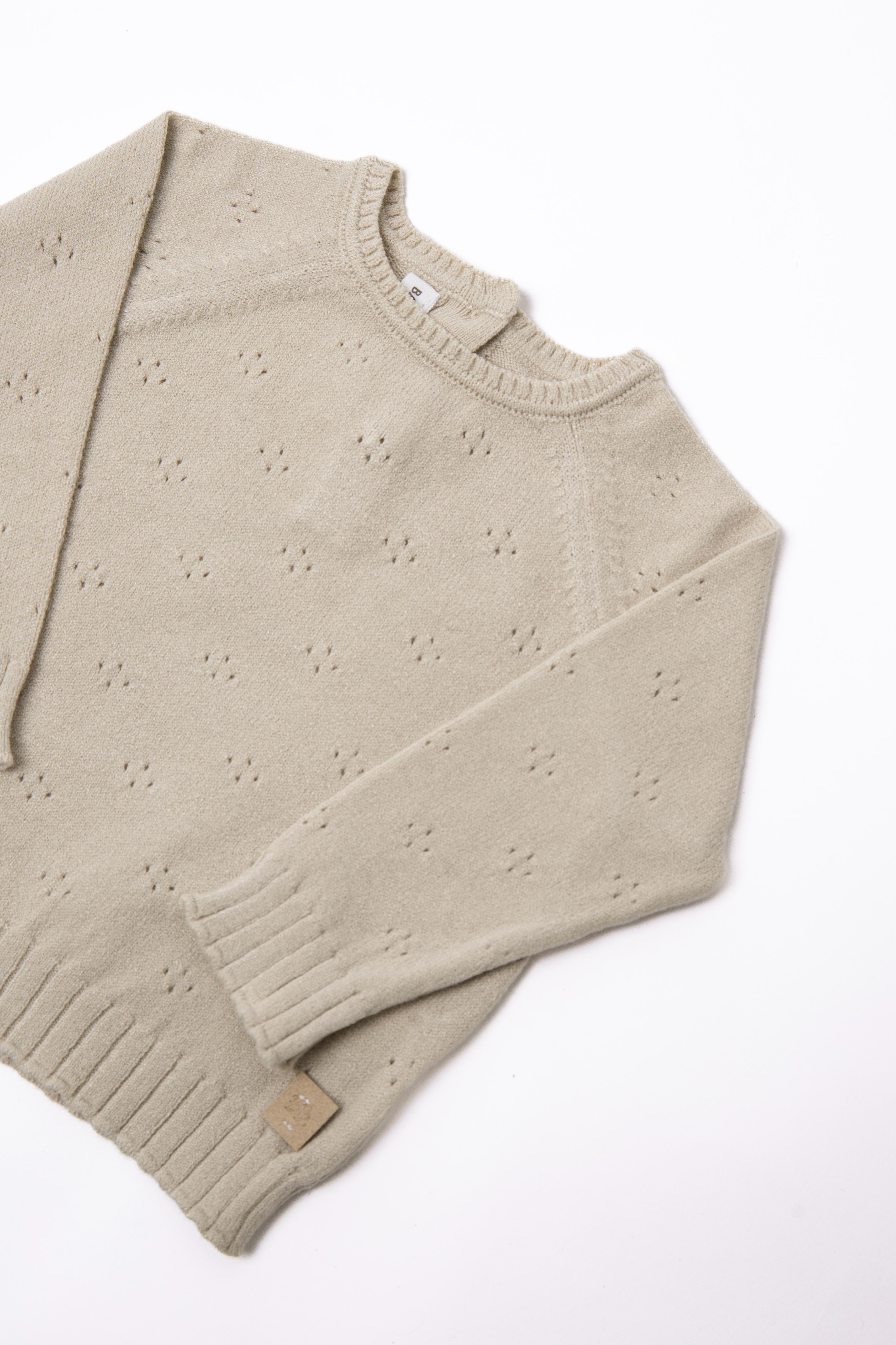 bamboom-maglia-fiore-bimba-sand-10 image 2