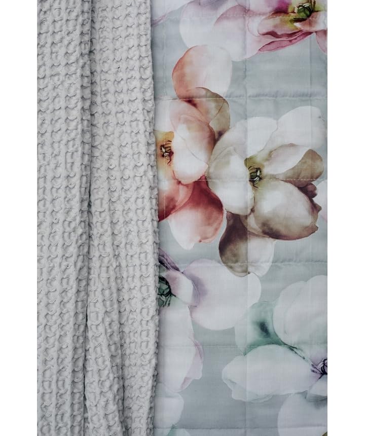 fazzini-monet-completo-lenzuola-2-piazze-grigio-percalle-cotone image 6