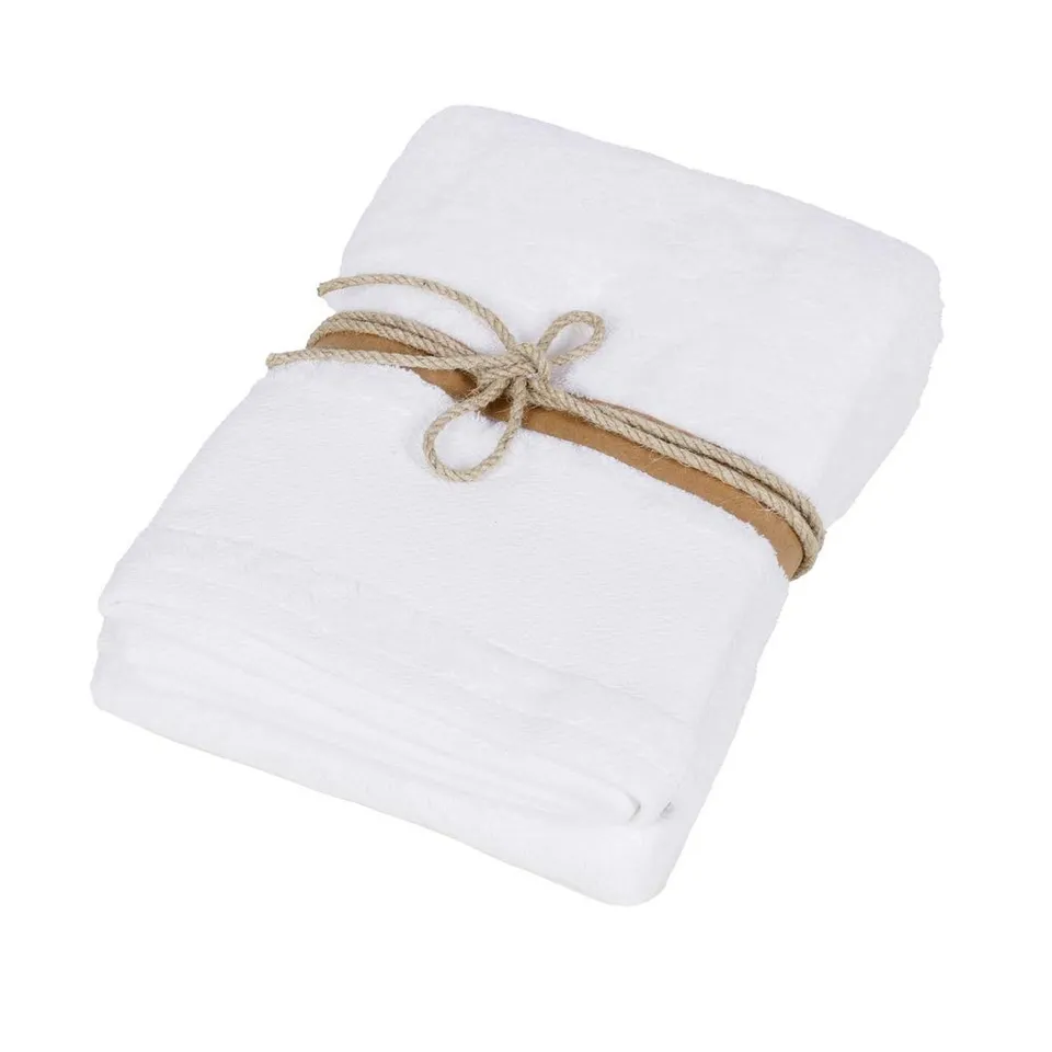 fazzini-losanghe-telo-bagno-100x150-bianco-in-puro-cotone-550-g-mq image 1
