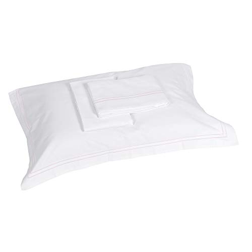 fazzini-pio-pio-completo-lenzuola-lettino-120x180-bianco-rosa image 2