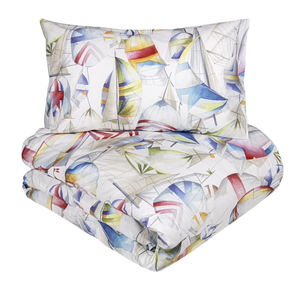 fazzini-spinnaker-parure-copripiumino-2-piazze-grigio-perla image 1