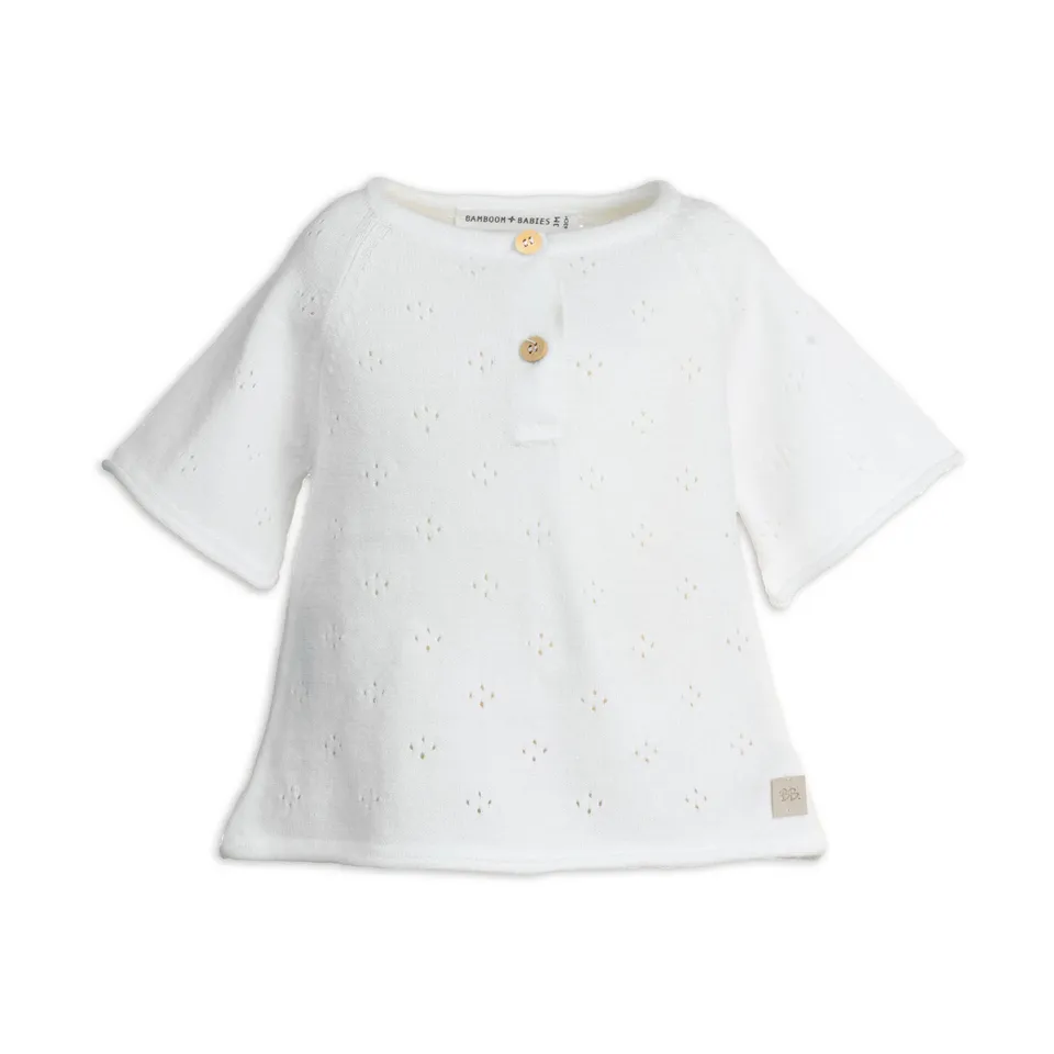 bamboom-maglia-a-line-bimba-warm-white-128 image 1