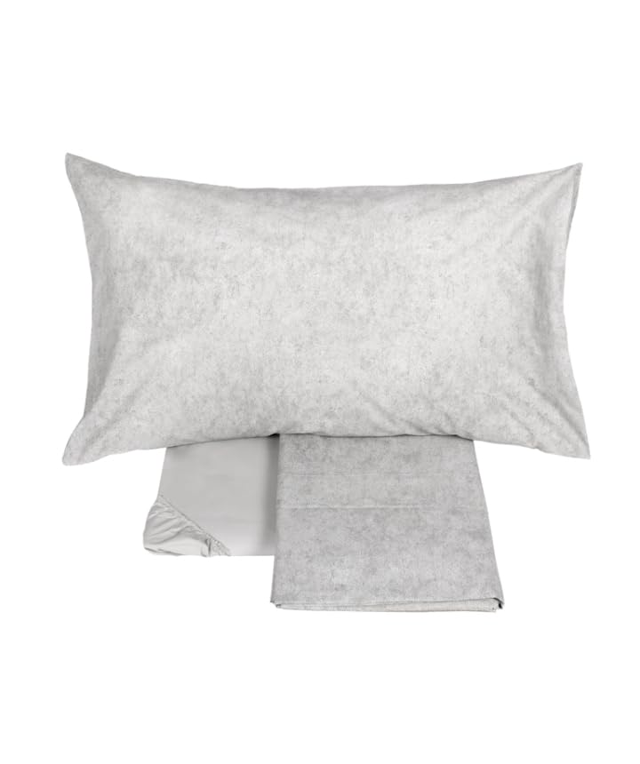 fazzini-galuchat-completo-lenzuolo-copriletto-2-piazze-grigio image 1