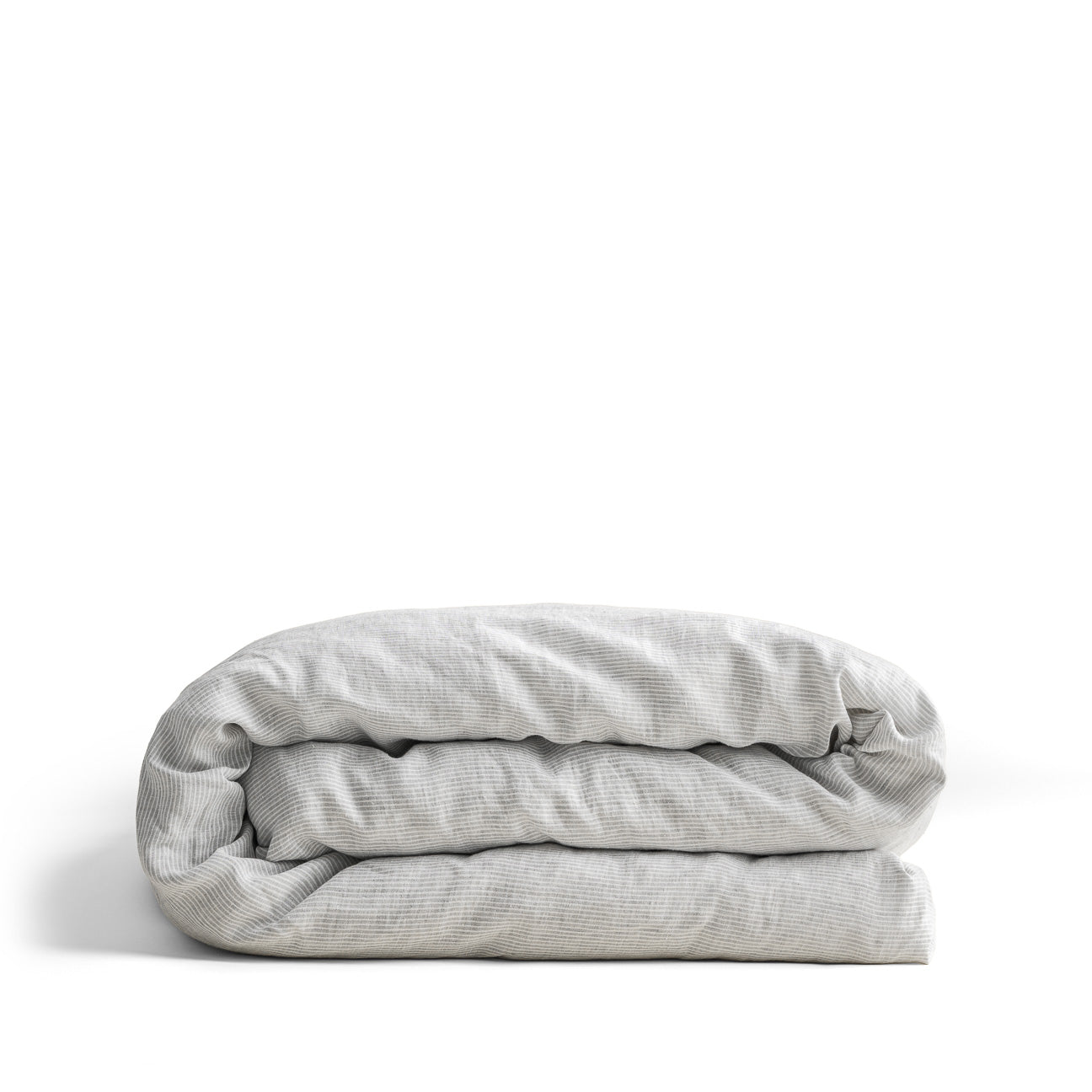 dalfilo-copripiumino-in-puro-lino-super-soft-righe-grigio-bianco image 1