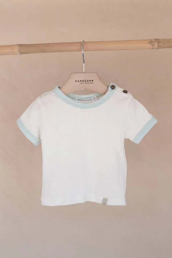 bamboom-shirt-bi-colore-water-petrol-513-maniche-corte image 1