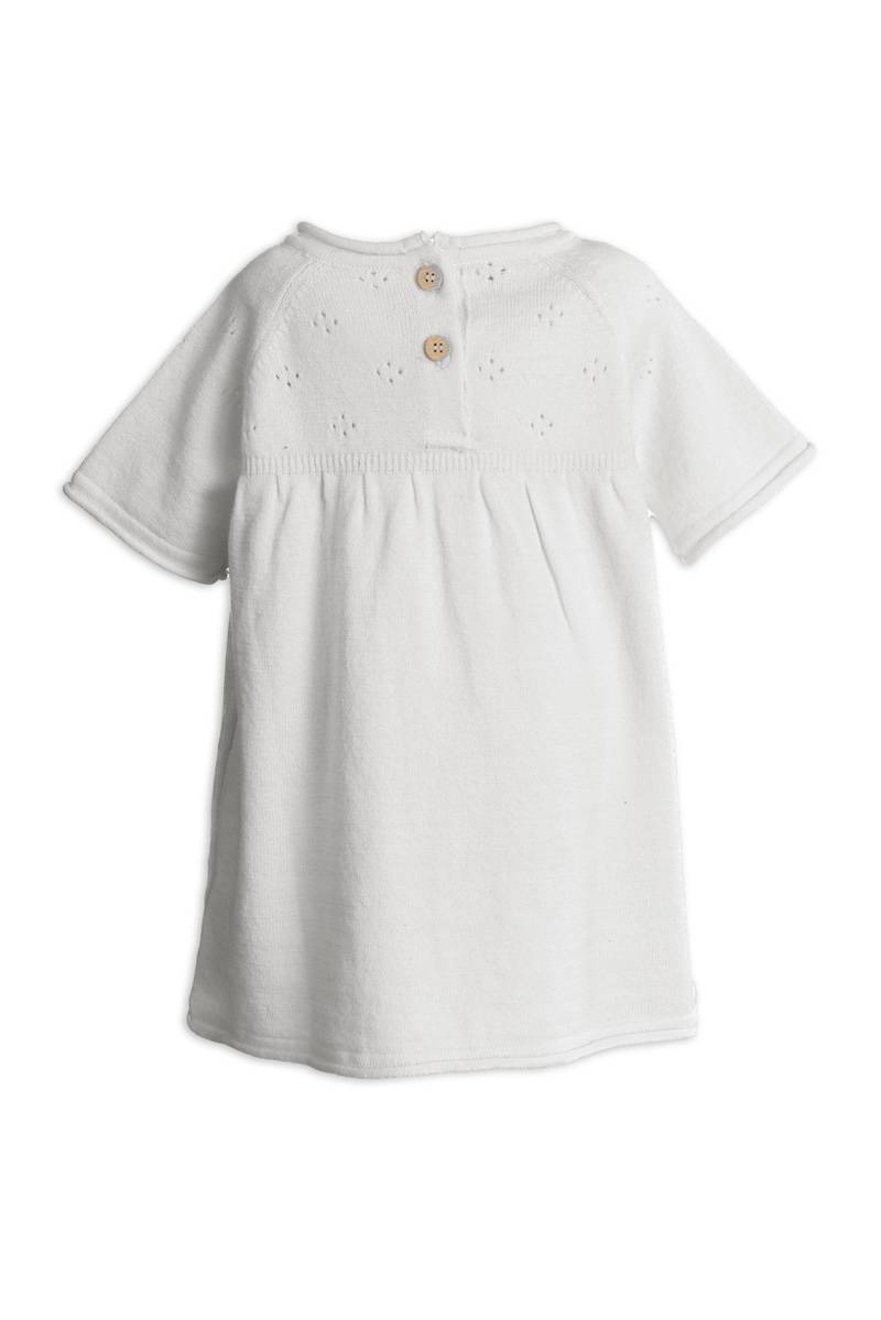 bamboom-vestito-bimba-warm-white-128-cod-1004 image 2