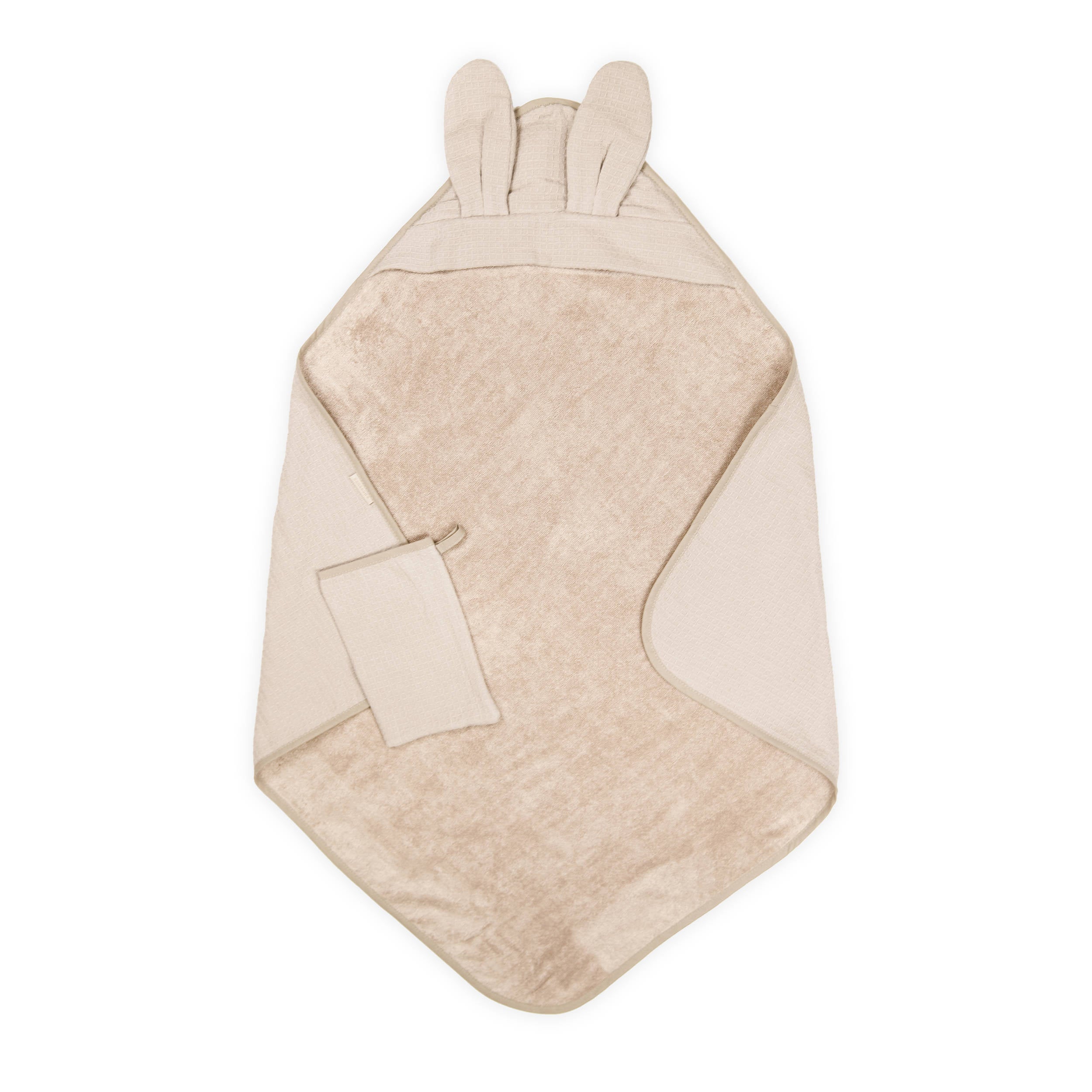 bamboom-bagno-duo-waffle-warm-white-345-accappatoio-guanto image 1