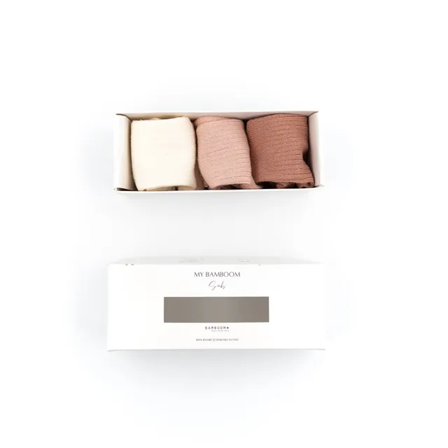 bamboom-3pc-calza-bimba-con-pizzo-rosa-04-in-gift-box image 1