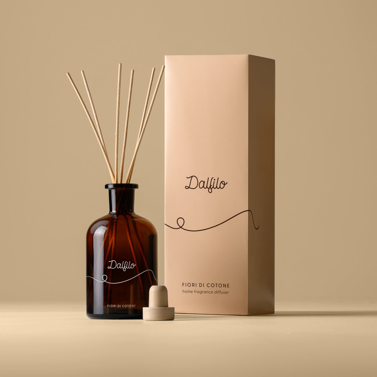dalfilo-set-atmosfera-fiori-di-cotone-diffusore-candela image 7