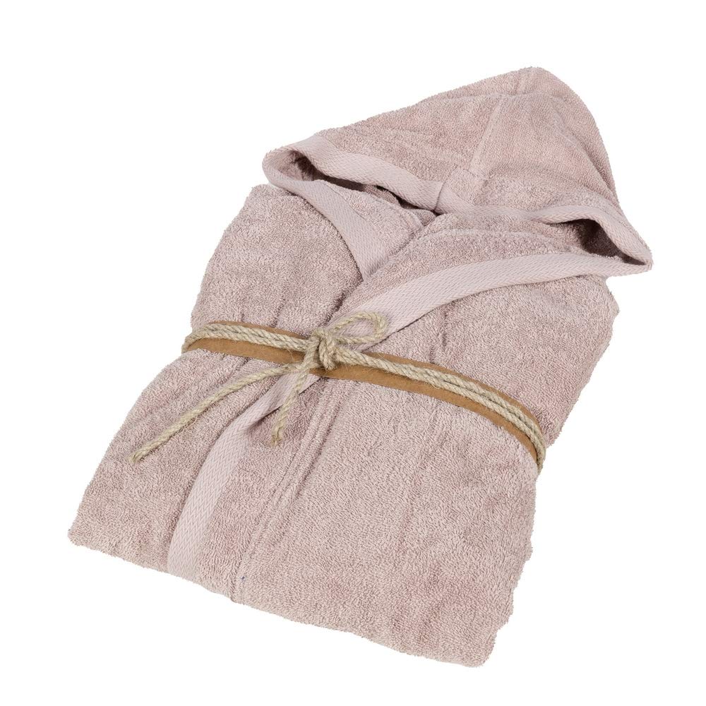 fazzini-losanghe-accappatoio-con-cappuccio-s-rosa-in-puro-cotone image 1