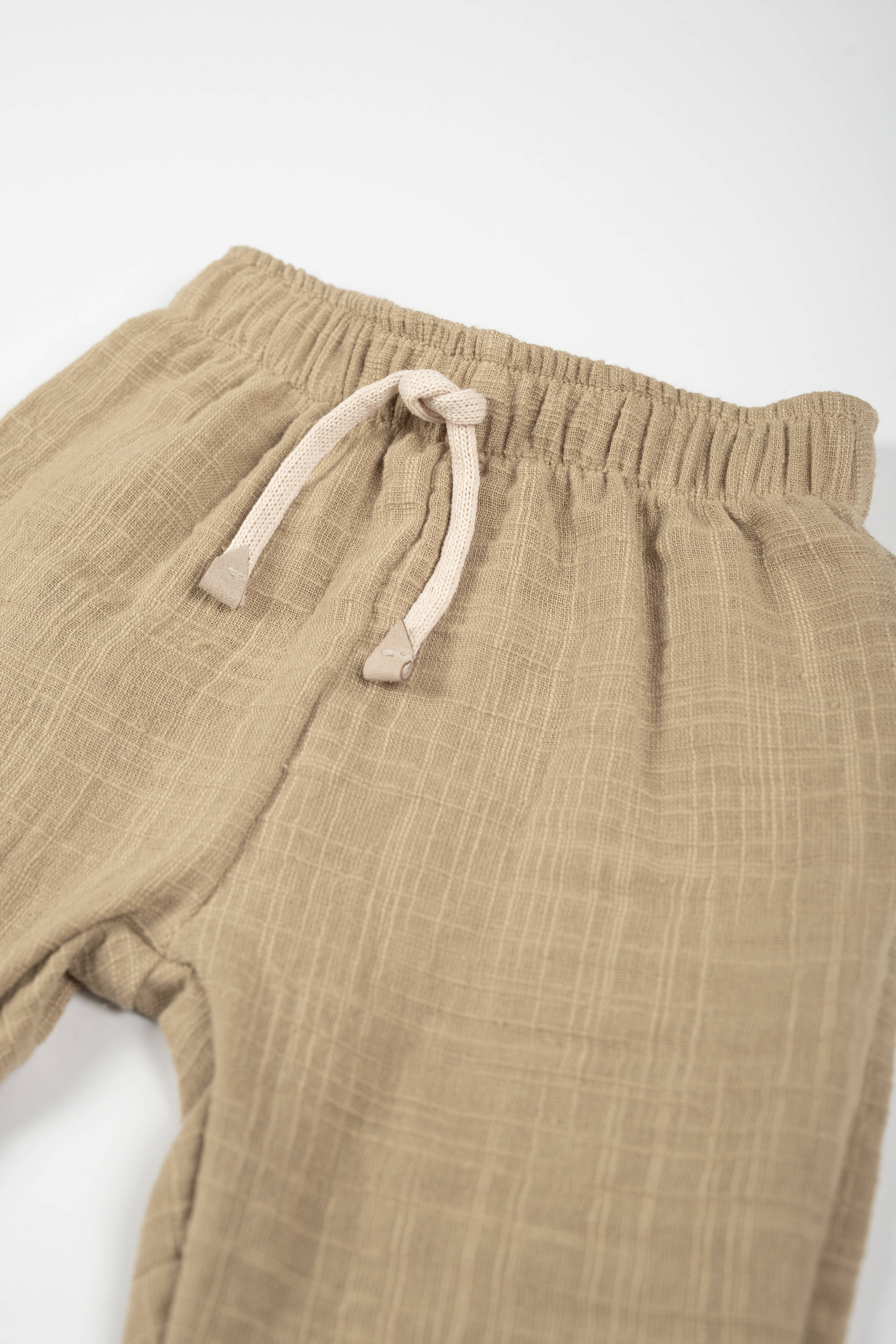bamboom-pants-lino-look-cotone-mustard-270 image 2