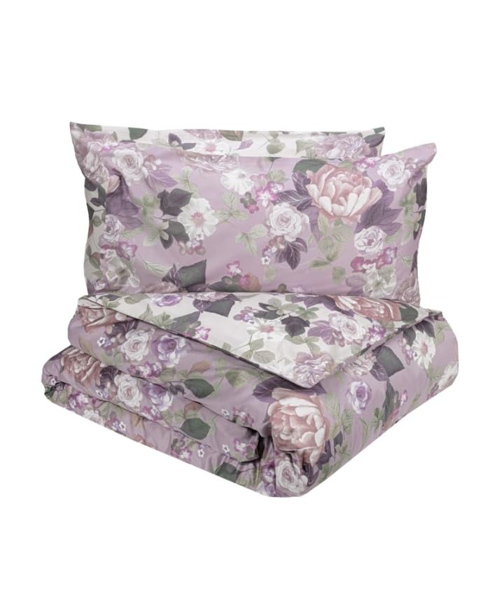 fazzini-ninfa-parure-copripiumino-2-piazze-rosa-lilla image 1